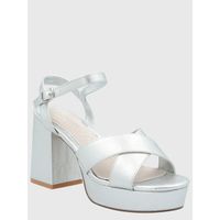 Sandalia Mujer Cristiana Plateado