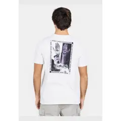 MAUI AND SONS - Polera MC Over View Tees Blanco Hombre