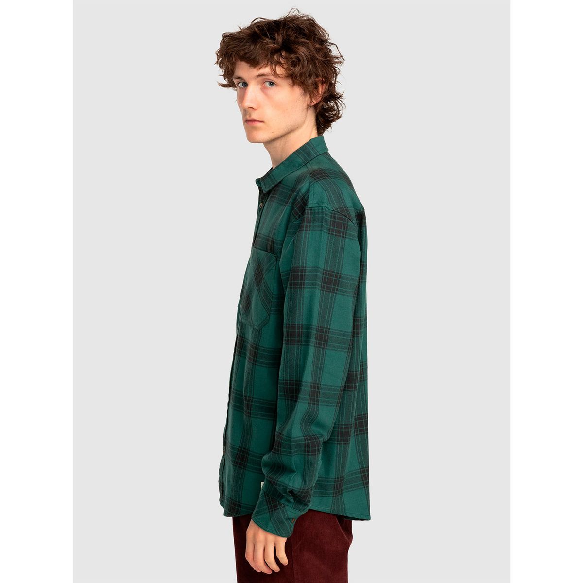 ELEMENT - Camisa Manga Larga Hombre Compass Verde ELEMENT