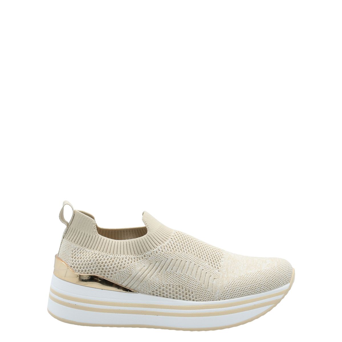 AZALEIA - Zapatilla Mujer Biagio Beige AZALEIA