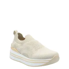 AZALEIA - Zapatilla Mujer Biagio Beige