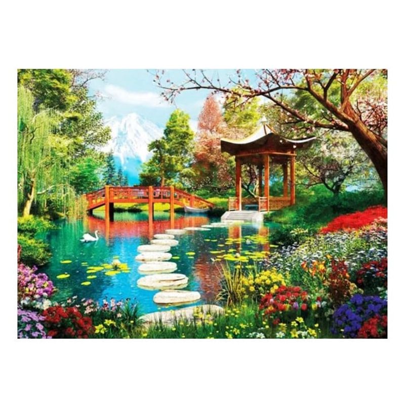 GENERICO - Kit Diamond Painting Pintura De Diamante - Parque Primavera