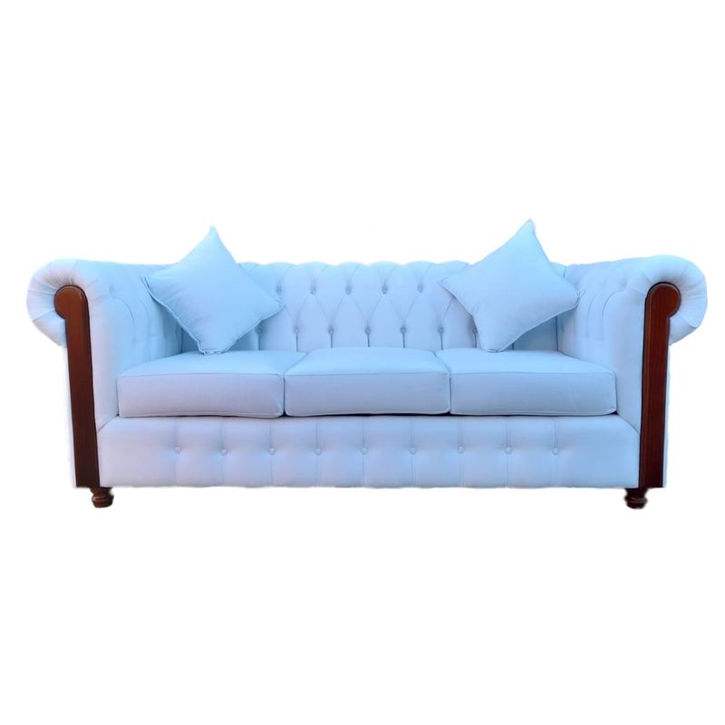 GENERICO - CHESTERFIELD 3 CUERPOS BLANCO