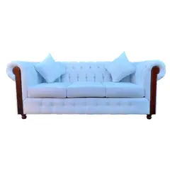 GENERICO - CHESTERFIELD 3 CUERPOS BLANCO