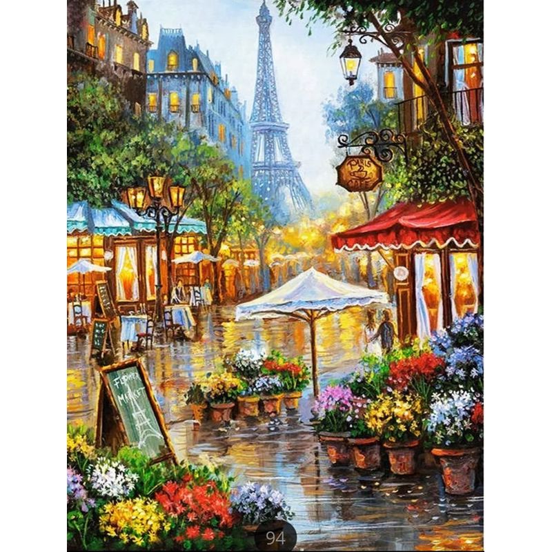 GENERICO - Kit Diamond Painting Pintura De Diamante - Paris Hermosa