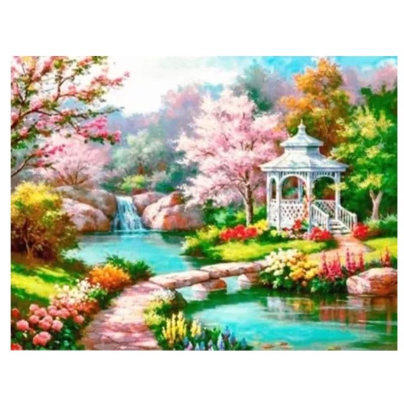 GENERICO - Kit Diamond Painting Pintura De Diamante - Paisaje 35
