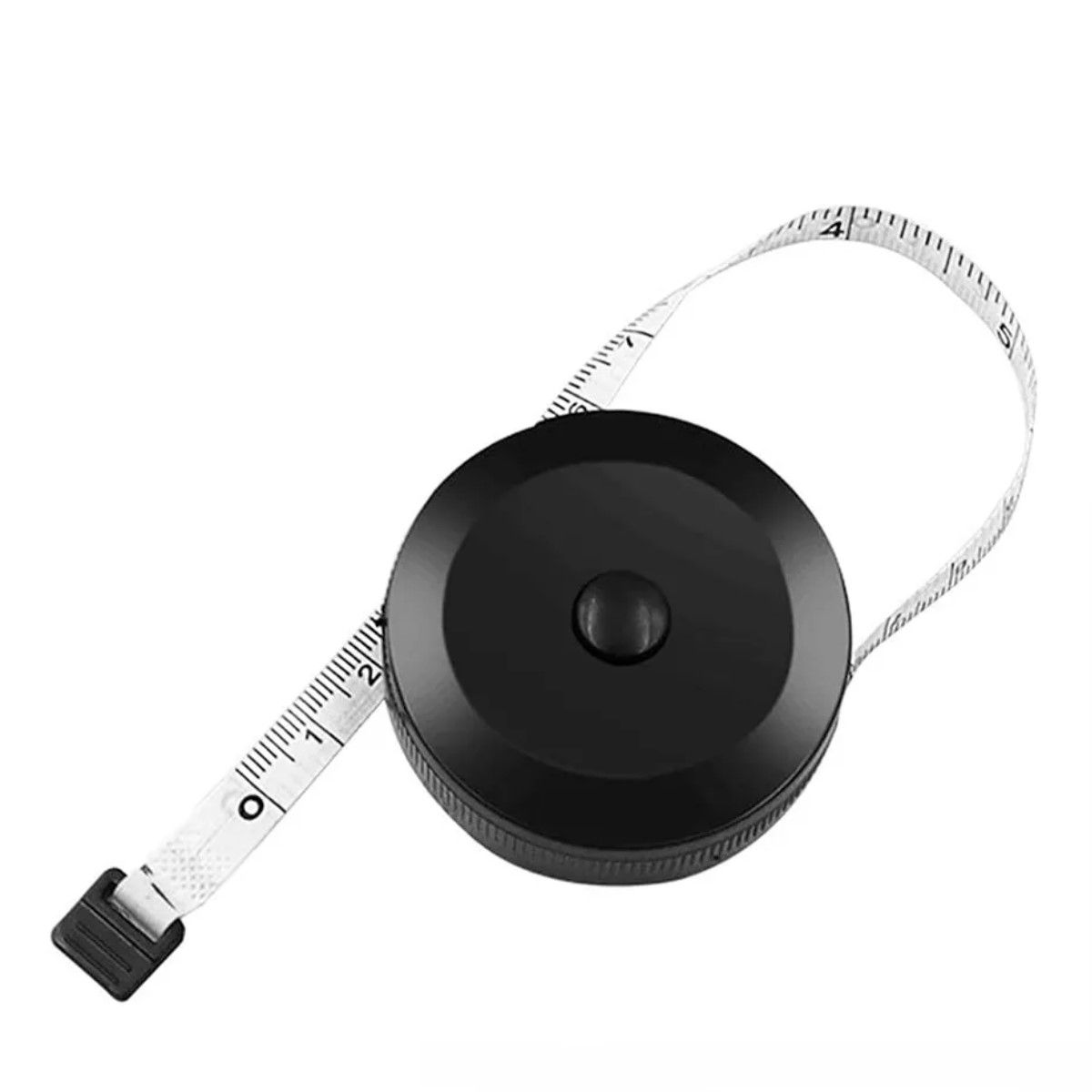 GENERICO - Cinta Métrica Huincha Para Medir Retráctil Portátil Negro