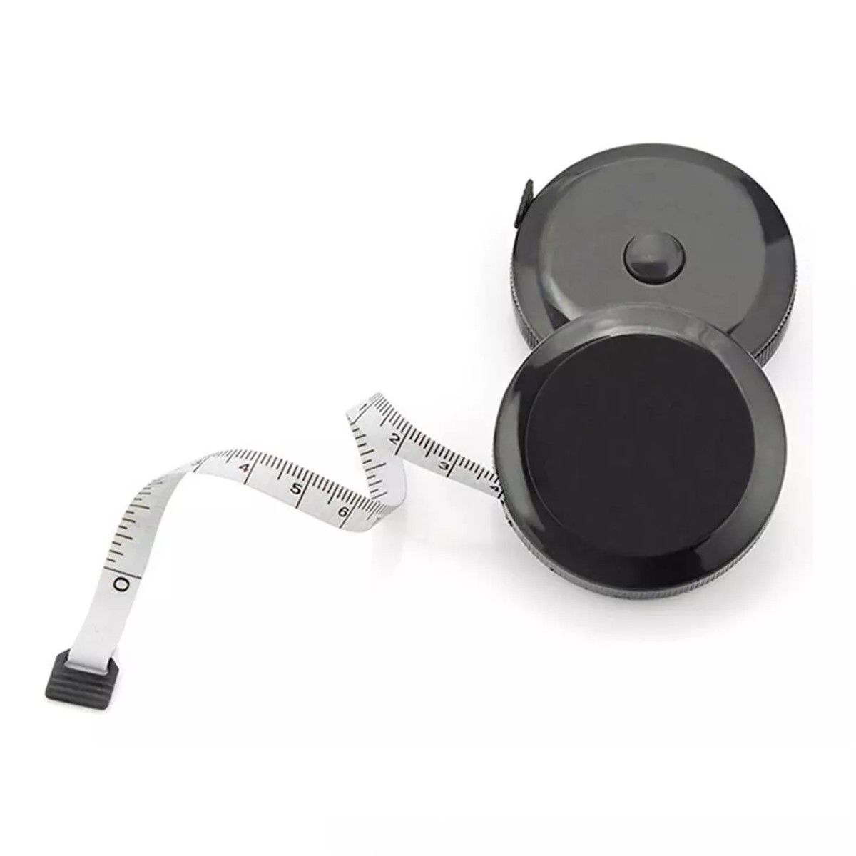 GENERICO - Cinta Métrica Huincha Para Medir Retráctil Portátil Negro