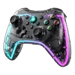 GENERICO - Joystick Gaming Rgb Transparente Inalámbrico Android