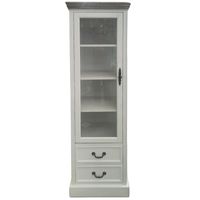 VITRINA 1 CUERPO CLASICO CUBIERTA ALBAYALDE ECOMUSO EF17105