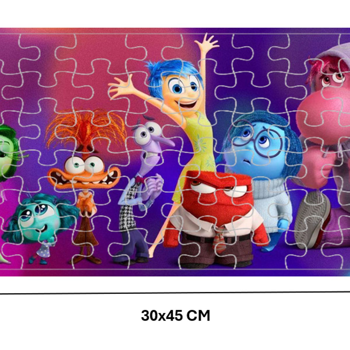 GENERICO - Rompecabezas Intensamente 2 La Película En Madera Niños