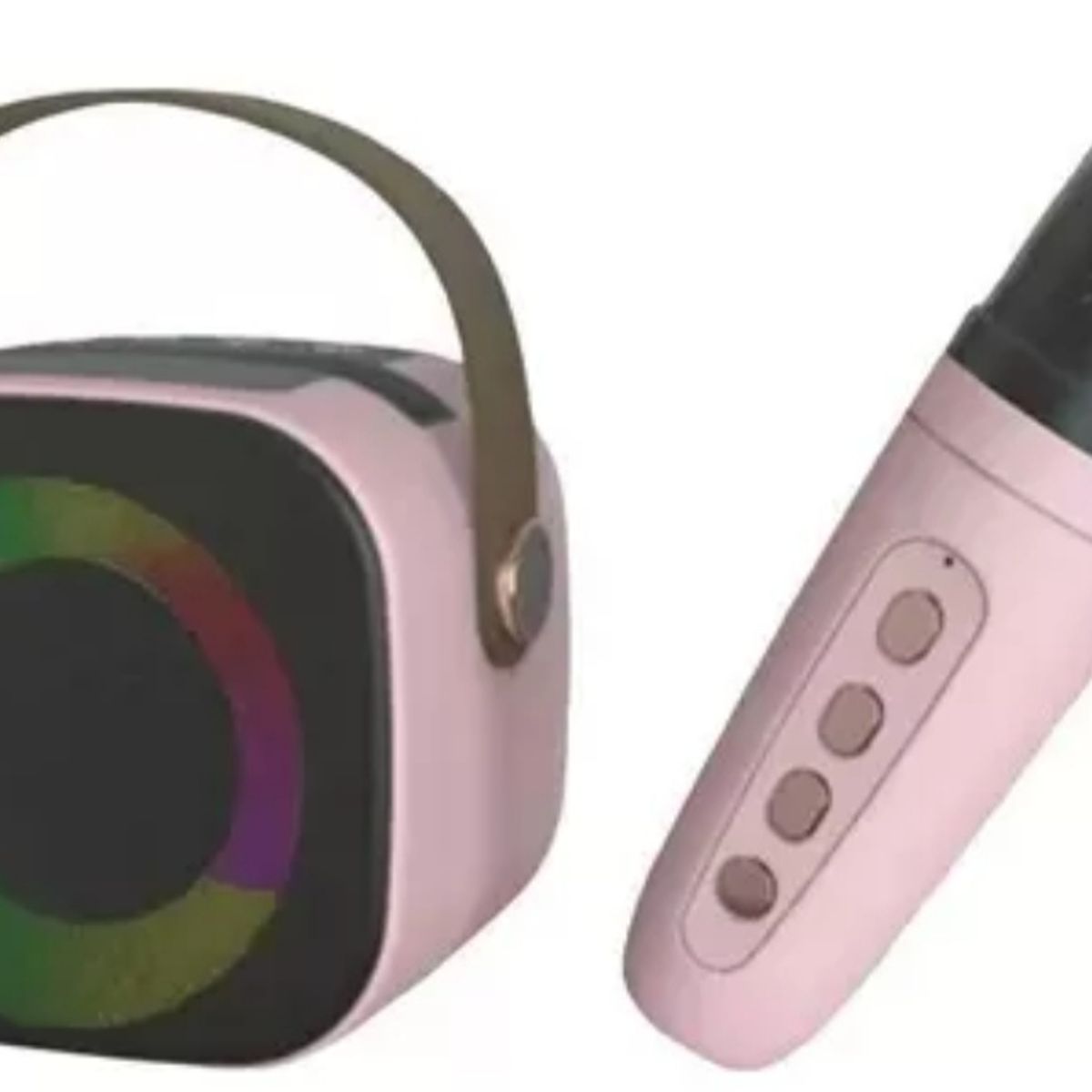 GENERICO - Mini Altavoz Karaoke Bluetooth con Micrófono Inalámbrico