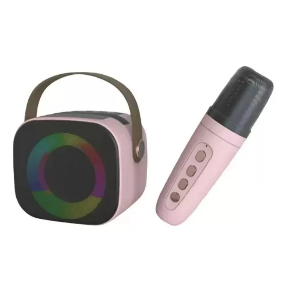 GENERICO - Mini Altavoz Karaoke Bluetooth con Micrófono Inalámbrico