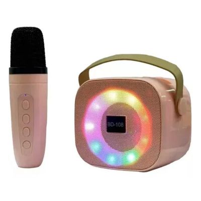 Imagen 2 del producto Mini Altavoz Karaoke Bluetooth con Micrófono Inalámbrico