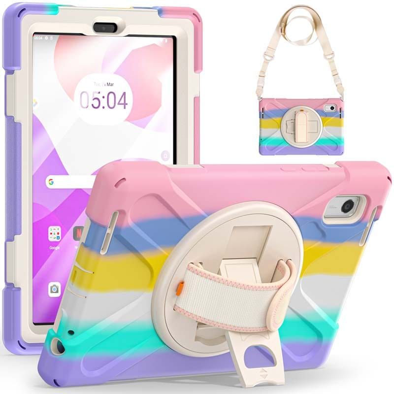 GENERICO - Funda Antigolpes Compatible Con Lenovo Tab M9 Full Color Rosa
