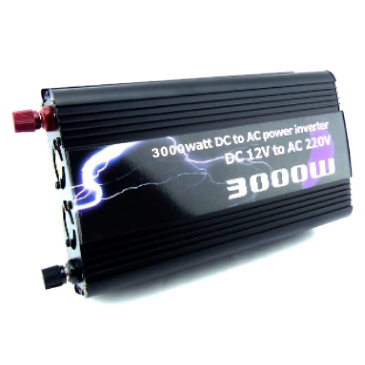 OEM - INVERSOR DE VOLTAJE PARA AUTO CON USB 3000W INCLUYE CABLES