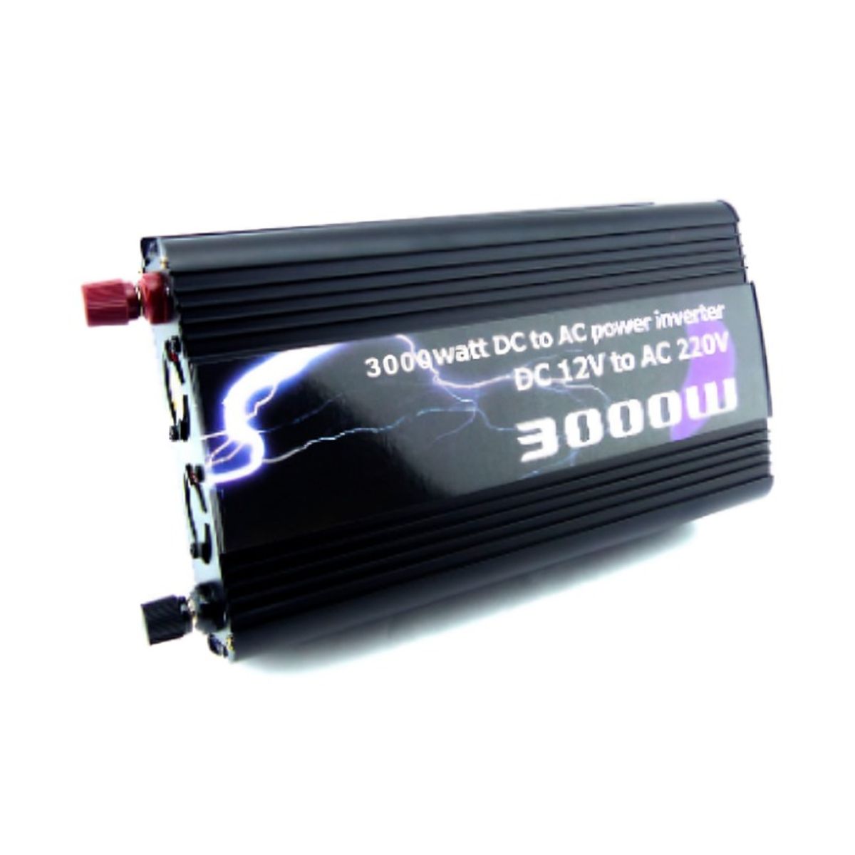 OEM - INVERSOR DE VOLTAJE PARA AUTO CON USB 3000W INCLUYE CABLES