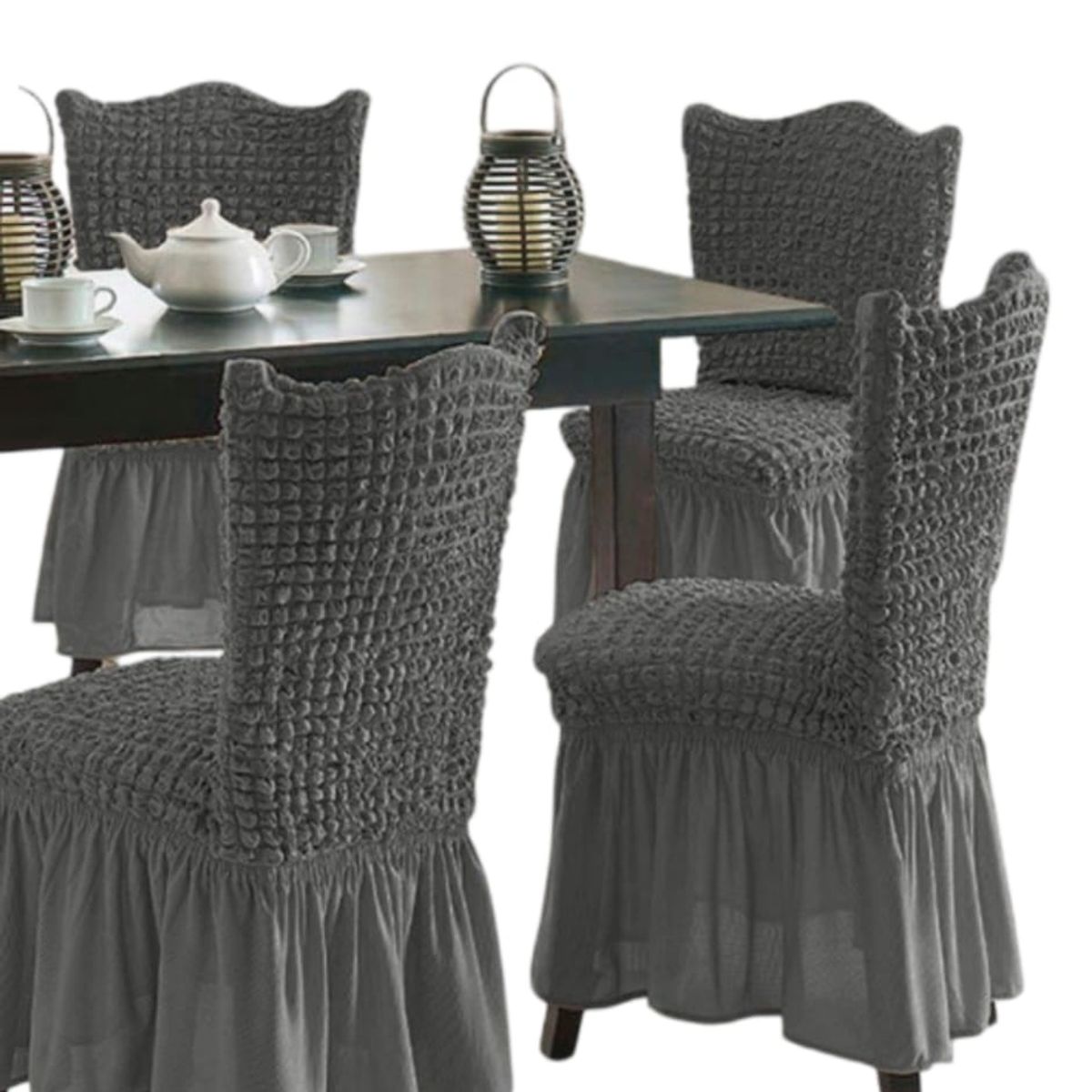 GENERICO - Fundas Sillas Turcas - Pack de 6 Unds T10