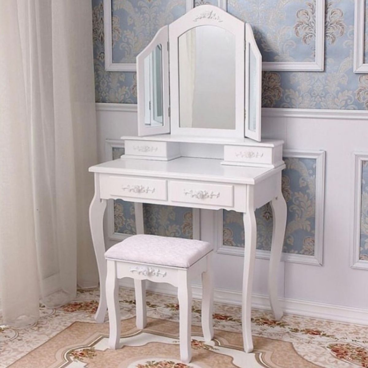 GENERICO - Tocador Charlotte 4C  espejo triple   EM066