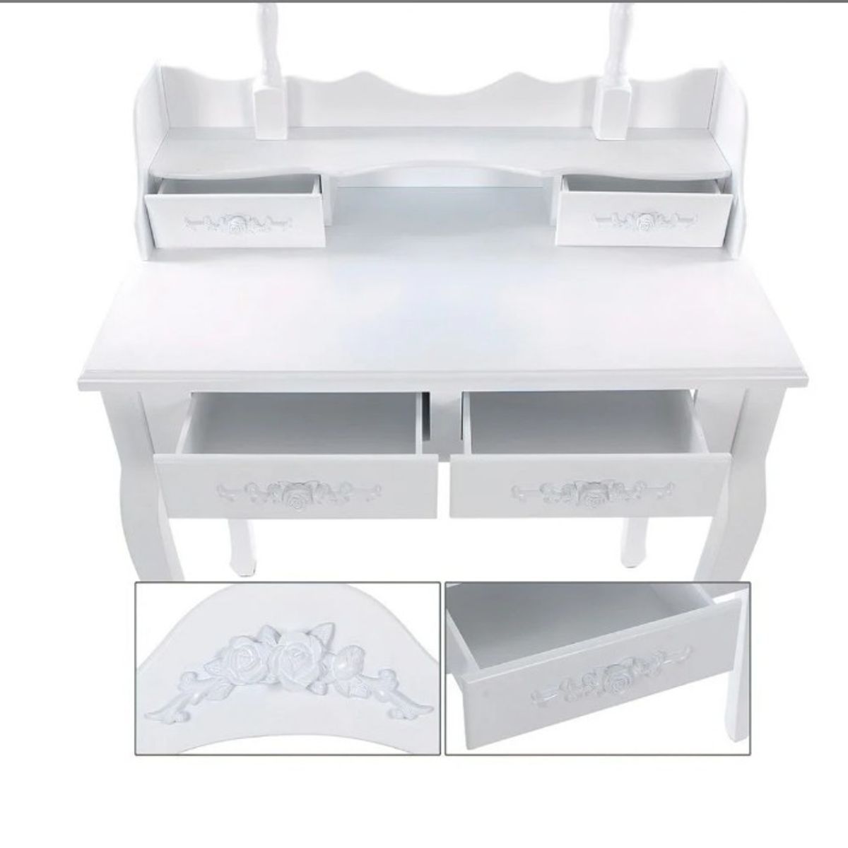 GENERICO - Tocador Charlotte 4C  espejo triple   EM066