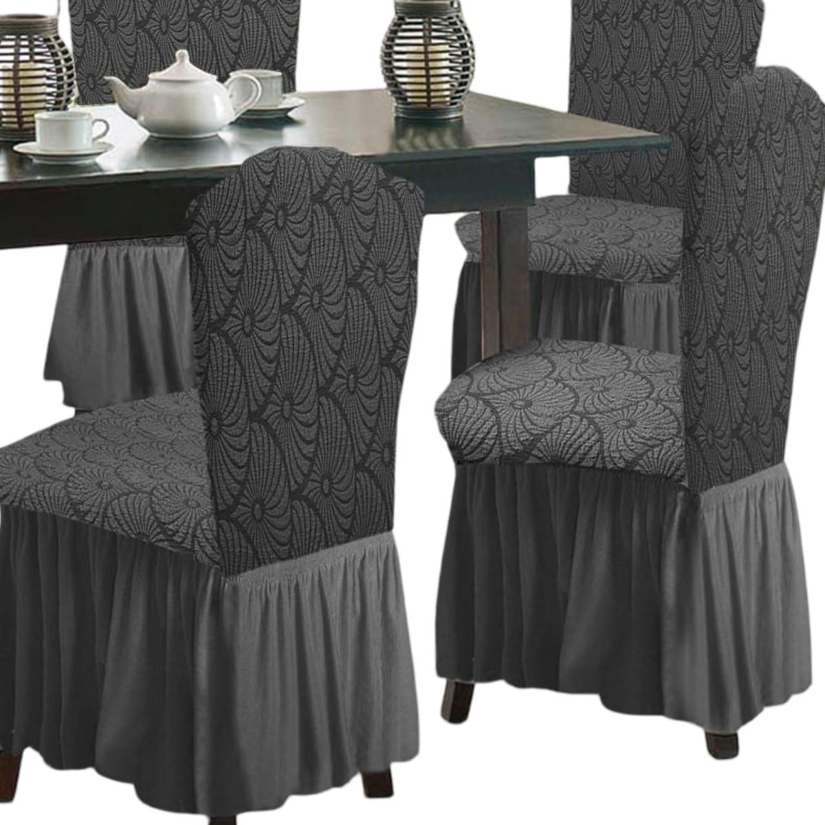 GENERICO - Fundas 3D para Sillas Turcas - Pack de 6 F10