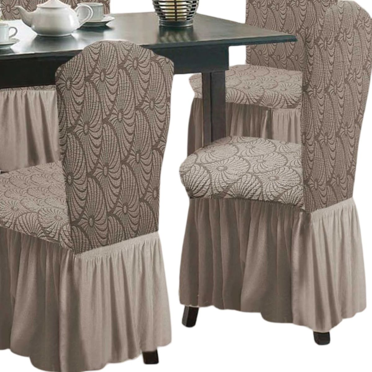 GENERICO - Fundas 3D para Sillas Turcas - Pack de 6 F7