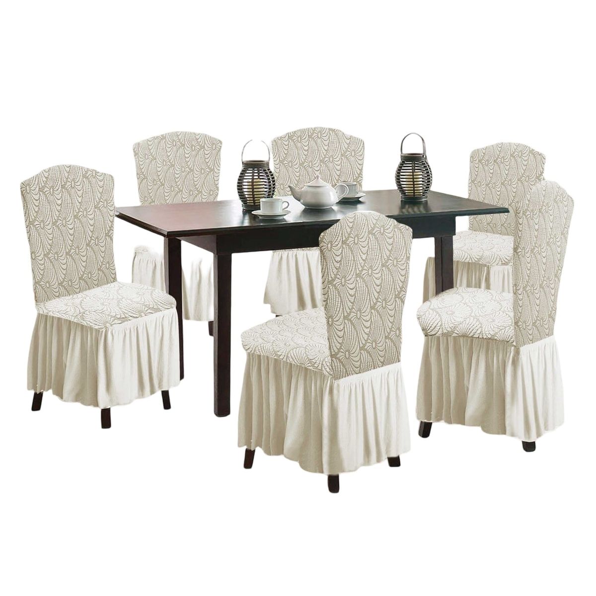 GENERICO - Fundas 3D para Sillas Turcas - Pack de 6 F8