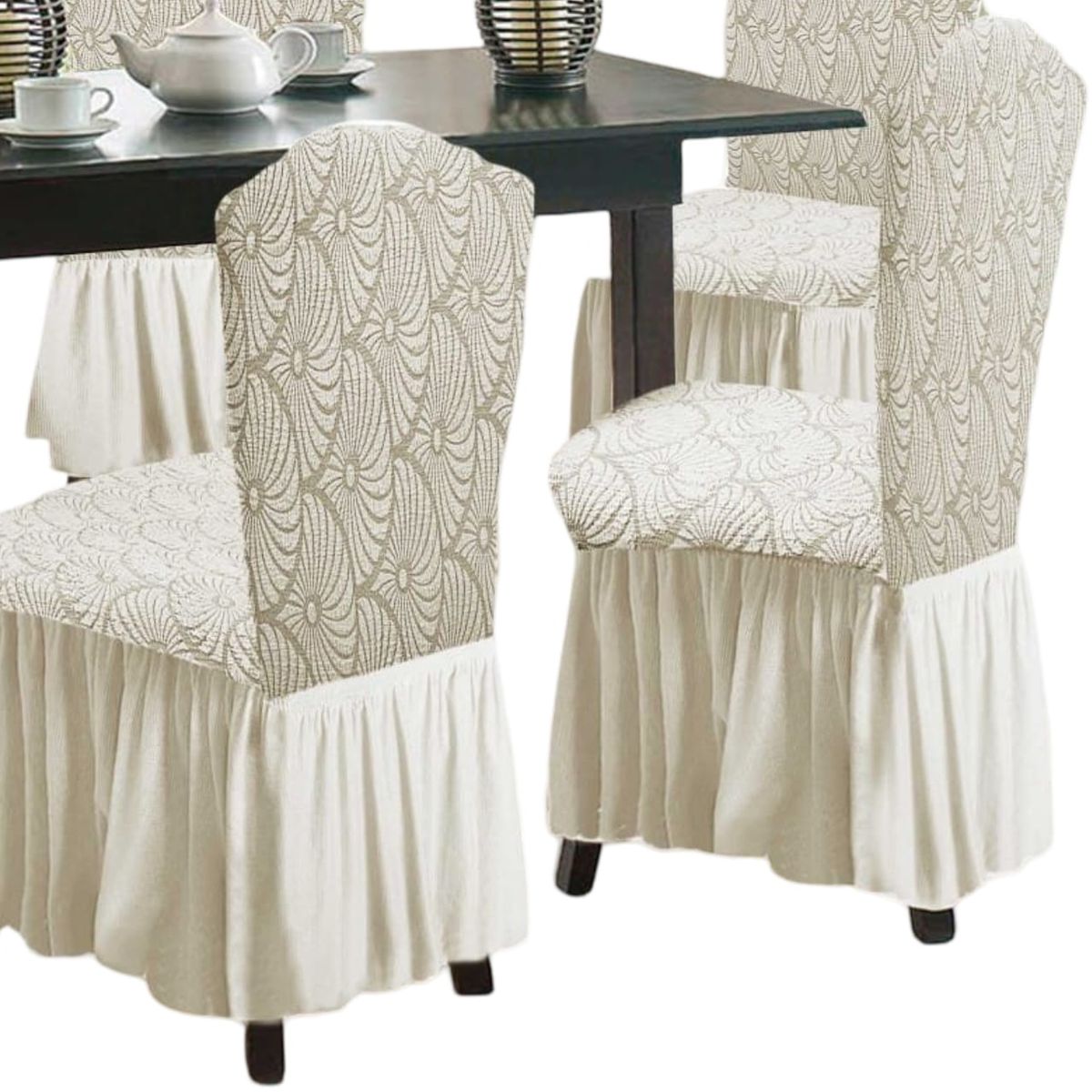 GENERICO - Fundas 3D para Sillas Turcas - Pack de 6 F8