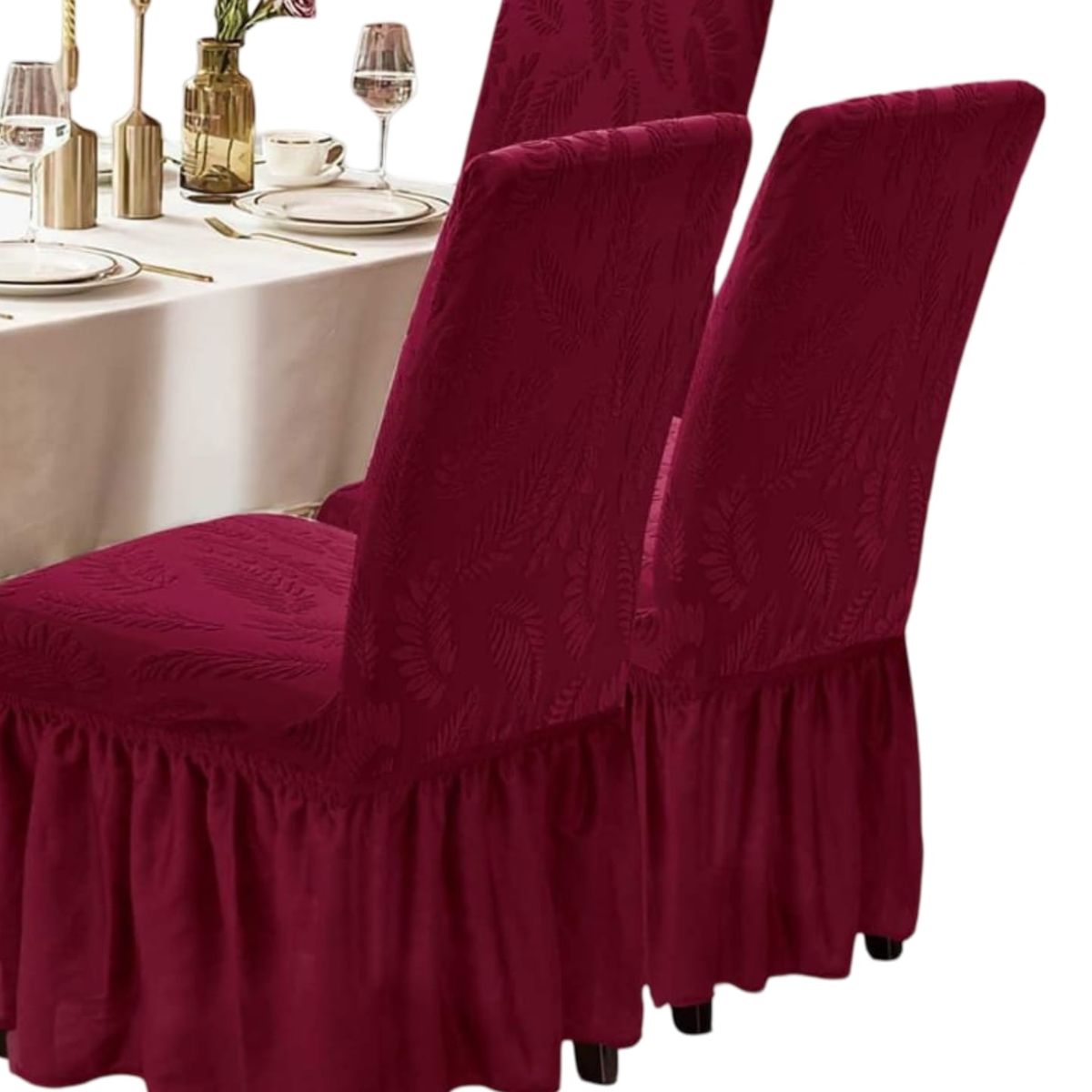 GENERICO - Fundas Sillas Turcas Diseñadas - Pack 6 D2