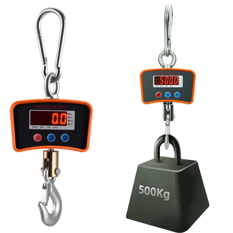 GENERICO - Balanza Pesa Colgante Portátil Industrial Lcd Digital 500kg
