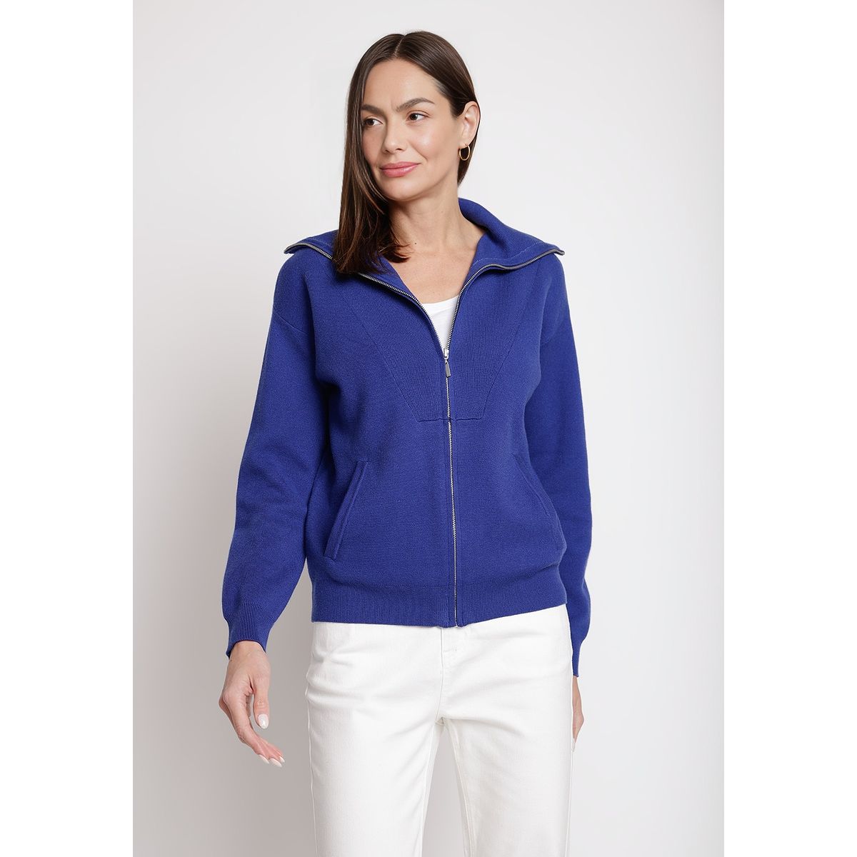 CANADIENNE - Polerón de Mujer Modelo Lucia Color Azul