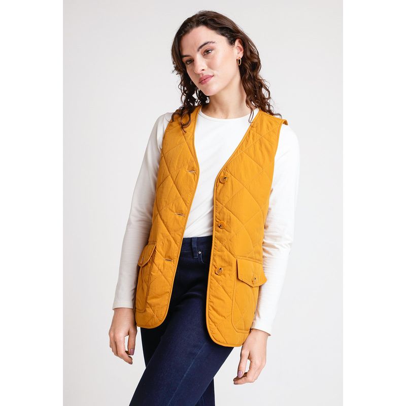 CANADIENNE - Chaqueta de Mujer Modelo Nagisa Color Mostaza