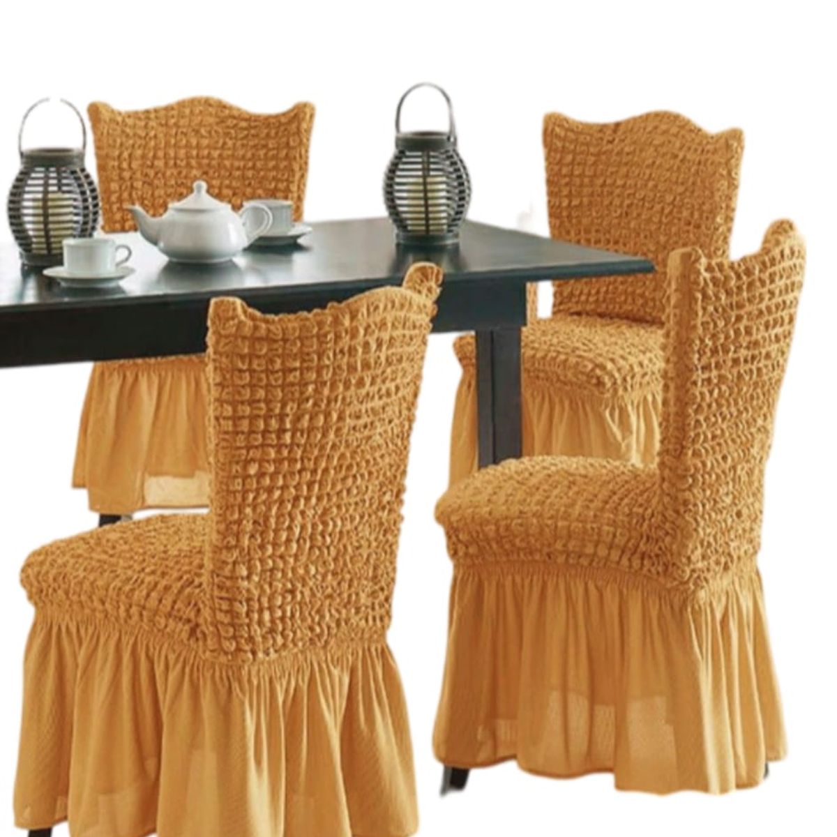 GENERICO - Fundas de Sillas Turcas x6 - Elegancia Total T6