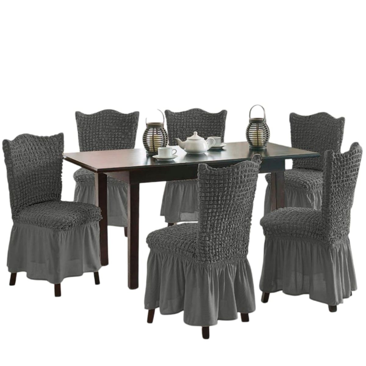 GENERICO - Fundas de Sillas Turcas x6 - Elegancia Total T10