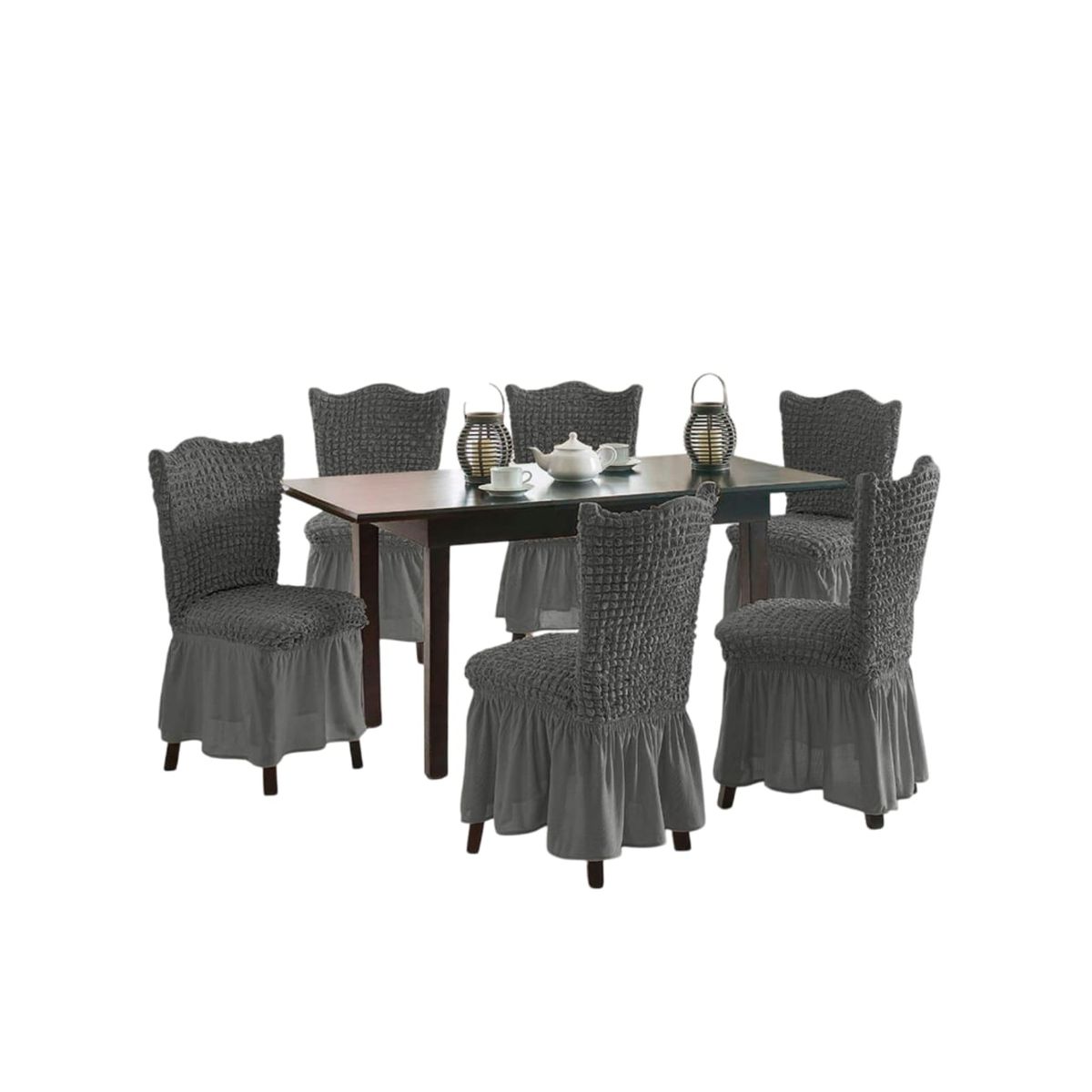 GENERICO - Fundas de Sillas Turcas x6 - Elegancia Total T10