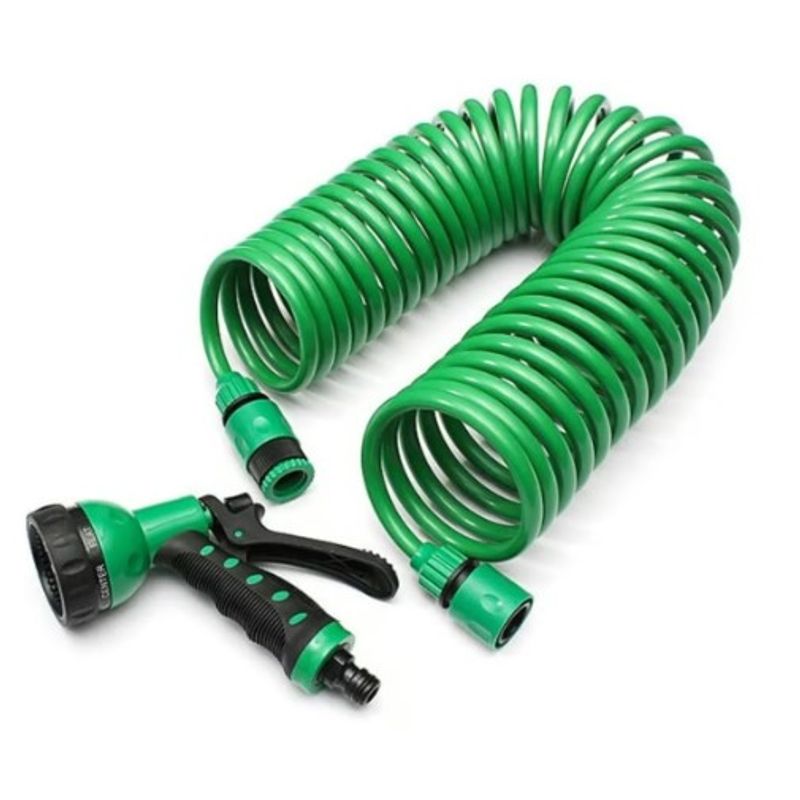 GENERICO - Manguera 15 Mts Espiral Expandible Casa Jardin