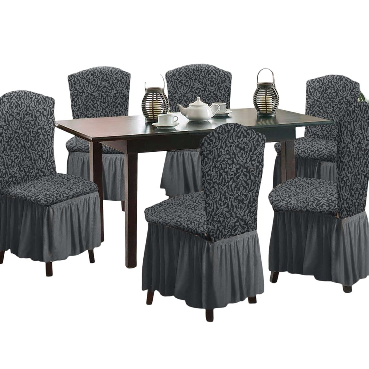 GENERICO - Fundas 3D para Sillas Turcas - Pack de 6 F6