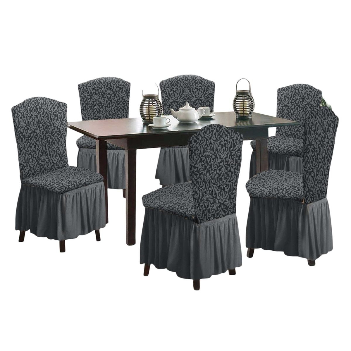 GENERICO - Fundas 3D para Sillas Turcas - Pack de 6 F6