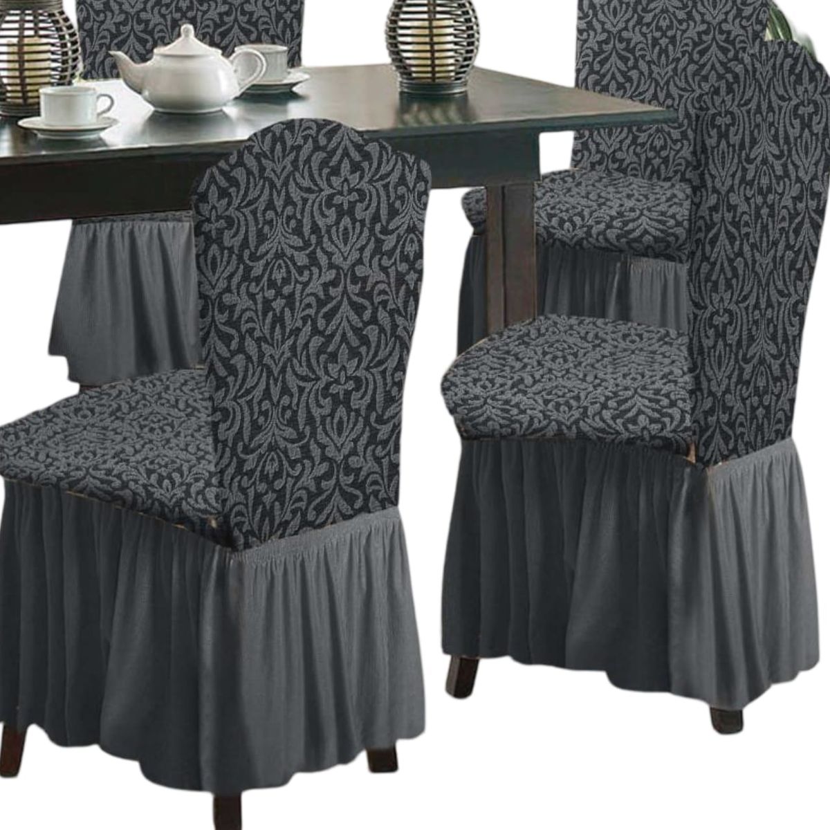 GENERICO - Fundas 3D para Sillas Turcas - Pack de 6 F6