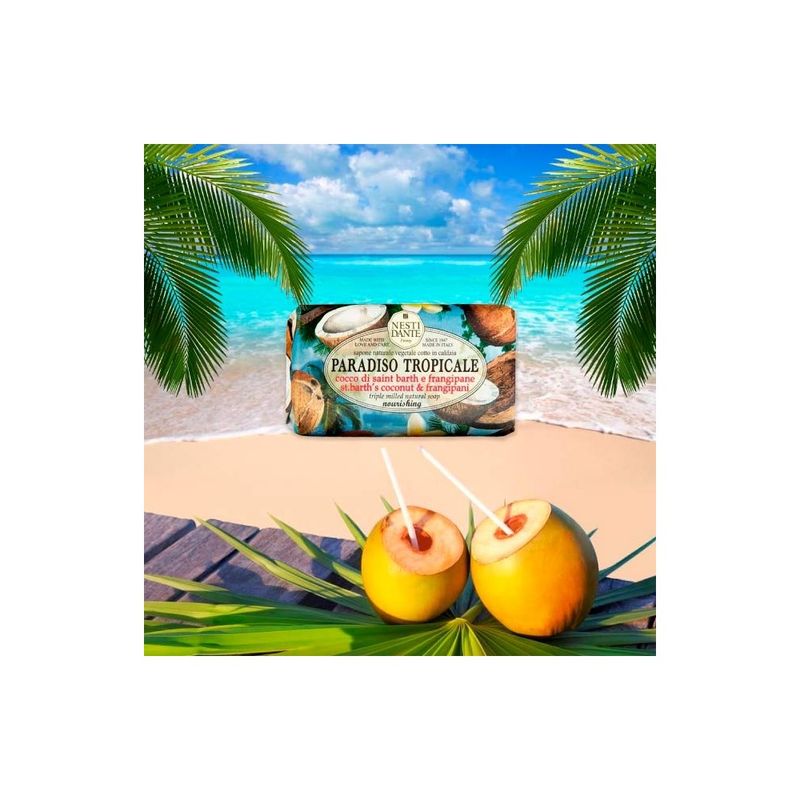 NESTI DANTE - Jabón Barra Nesti Dante Coco y Flor de Frangipane 250 gr