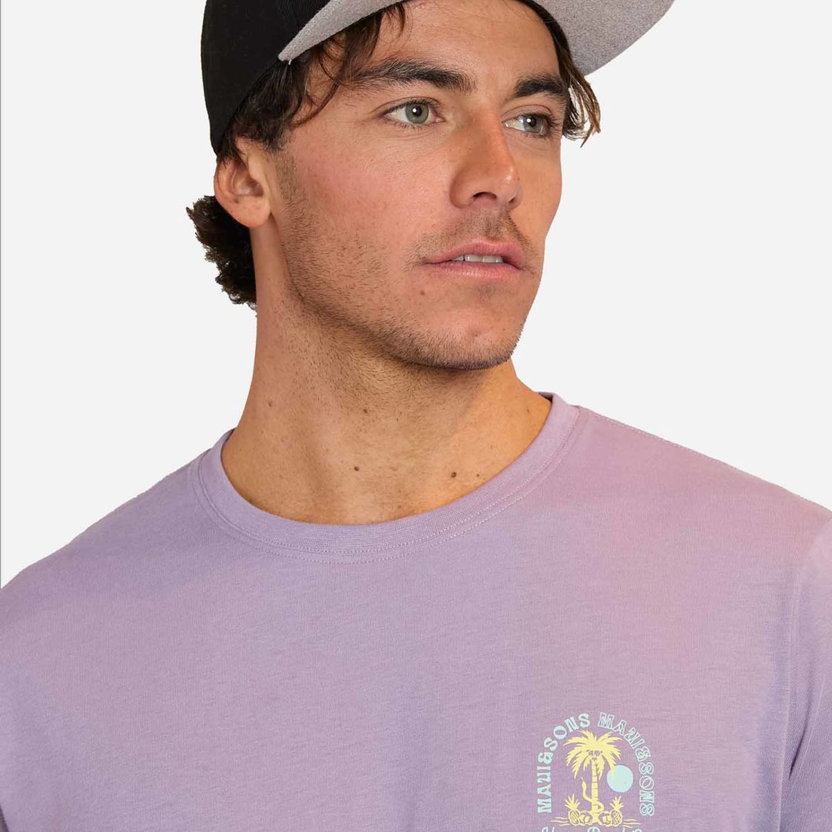 MAUI AND SONS - Polera MC Vintage Sunset Morado Hombre Maui And Sons