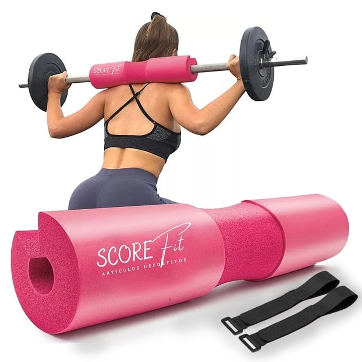 SCORE FIT - Almohadilla Para Barras - Rosada
