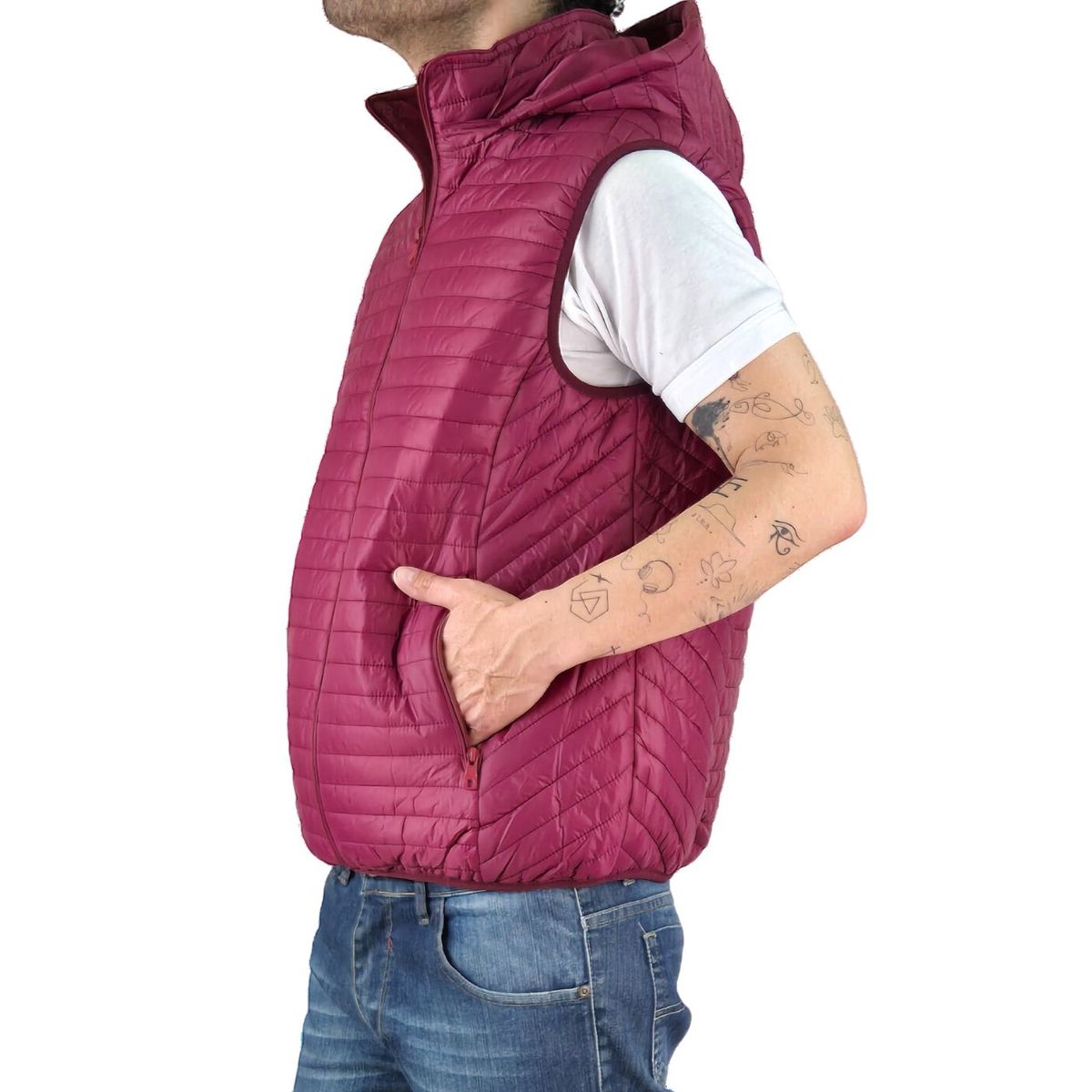 LIKE SHOP - Parka Sin Mangas Hombre Chaqueta Premium Excelente Calidad H72