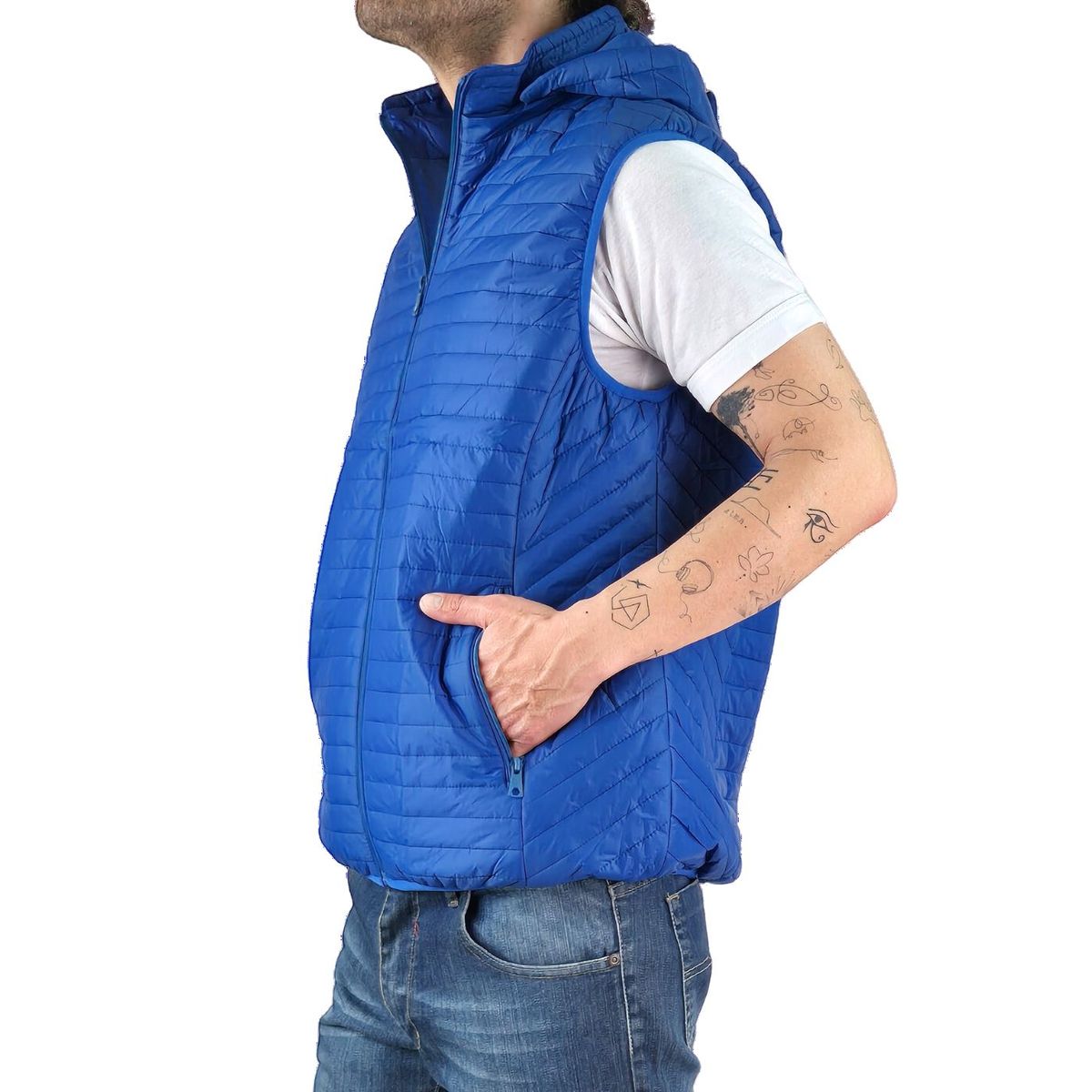 LIKE SHOP - Parka Sin Mangas Hombre Chaqueta Premium Excelente Calidad H72