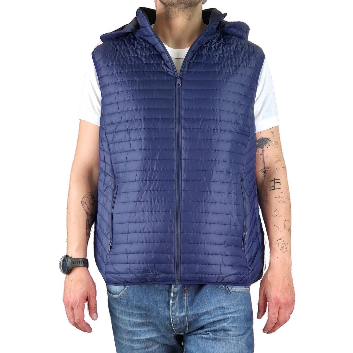 LIKE SHOP - Parka Sin Mangas Hombre Chaqueta Premium Excelente Calidad H72
