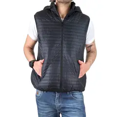 LIKE SHOP - Parka Sin Mangas Hombre Chaqueta Premium Excelente Calidad H72