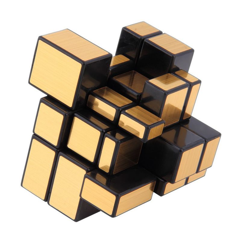 QIYI - 3x3x3 Cubo Rubik Mirror Dorado Qiyi