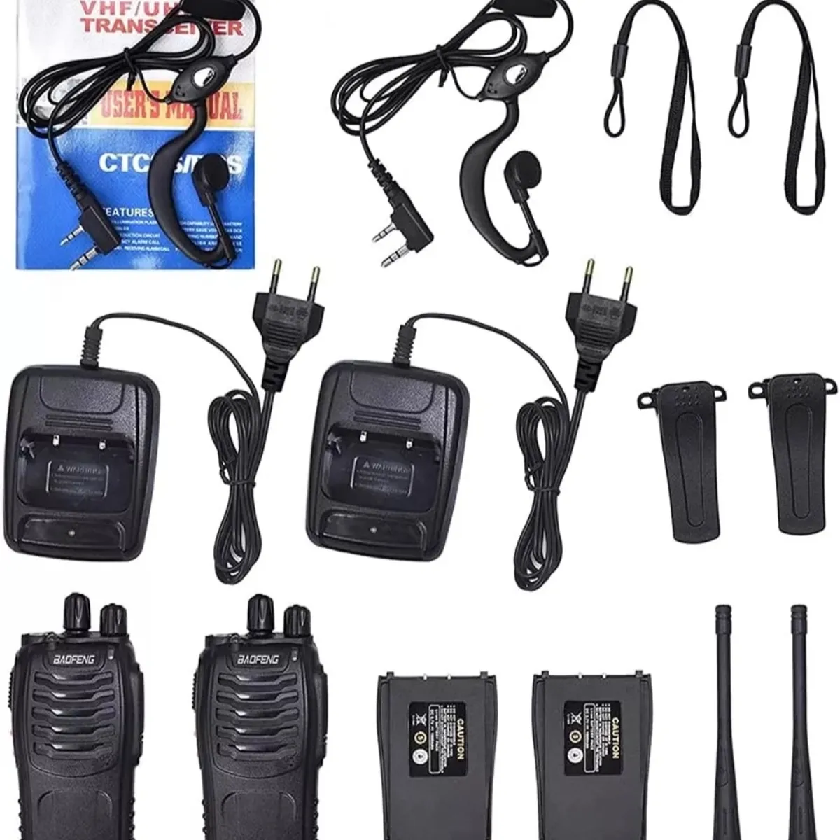 GENERICO - Radio Transmisor Baofeng BF-888s Walkie Talkies