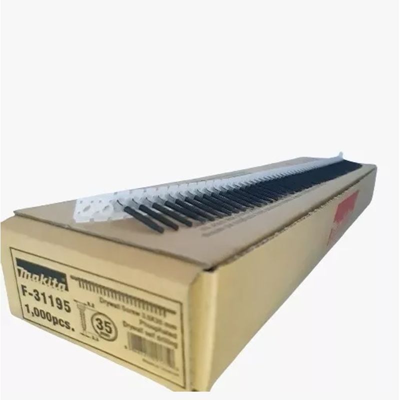 MAKITA - Tiras Tornillos 35x35mm Ph2 1000 Unidades Makita F-31195