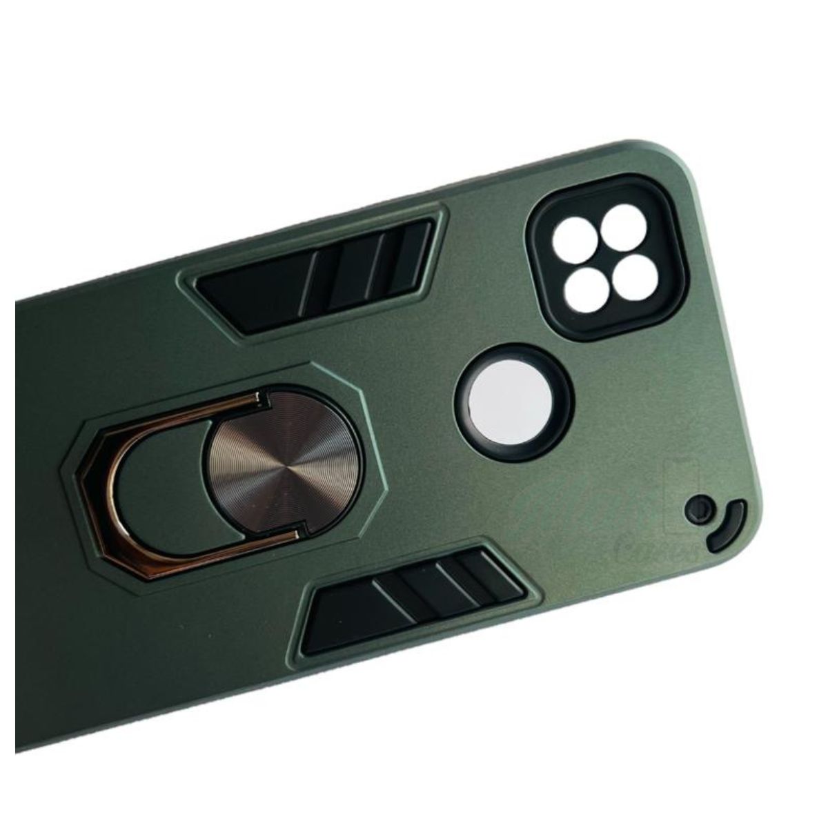 GENERICO - Carcasa Para Xiaomi Redmi 10a Anti Golpes Anillo Plomo